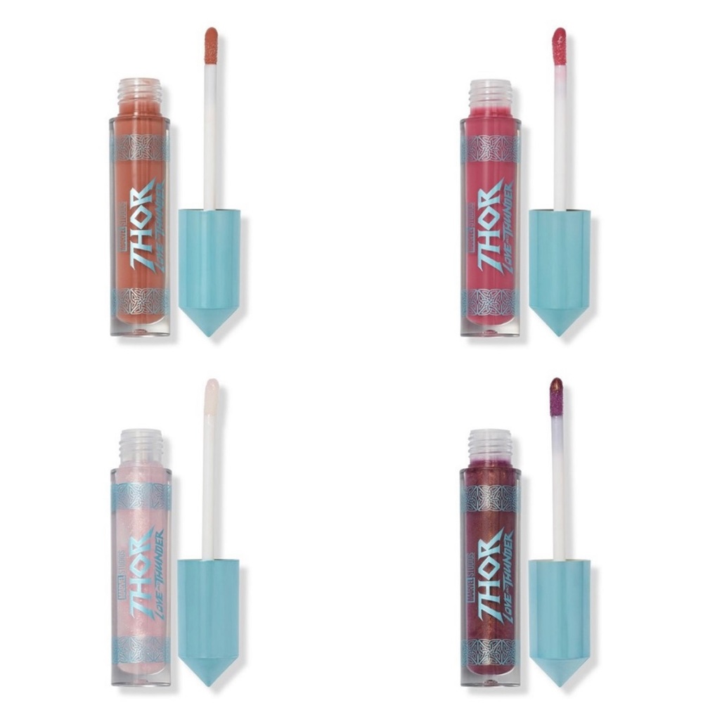 Ulta Beauty x Thor Love & Thunder Lip Gloss Set of 4 Marvel